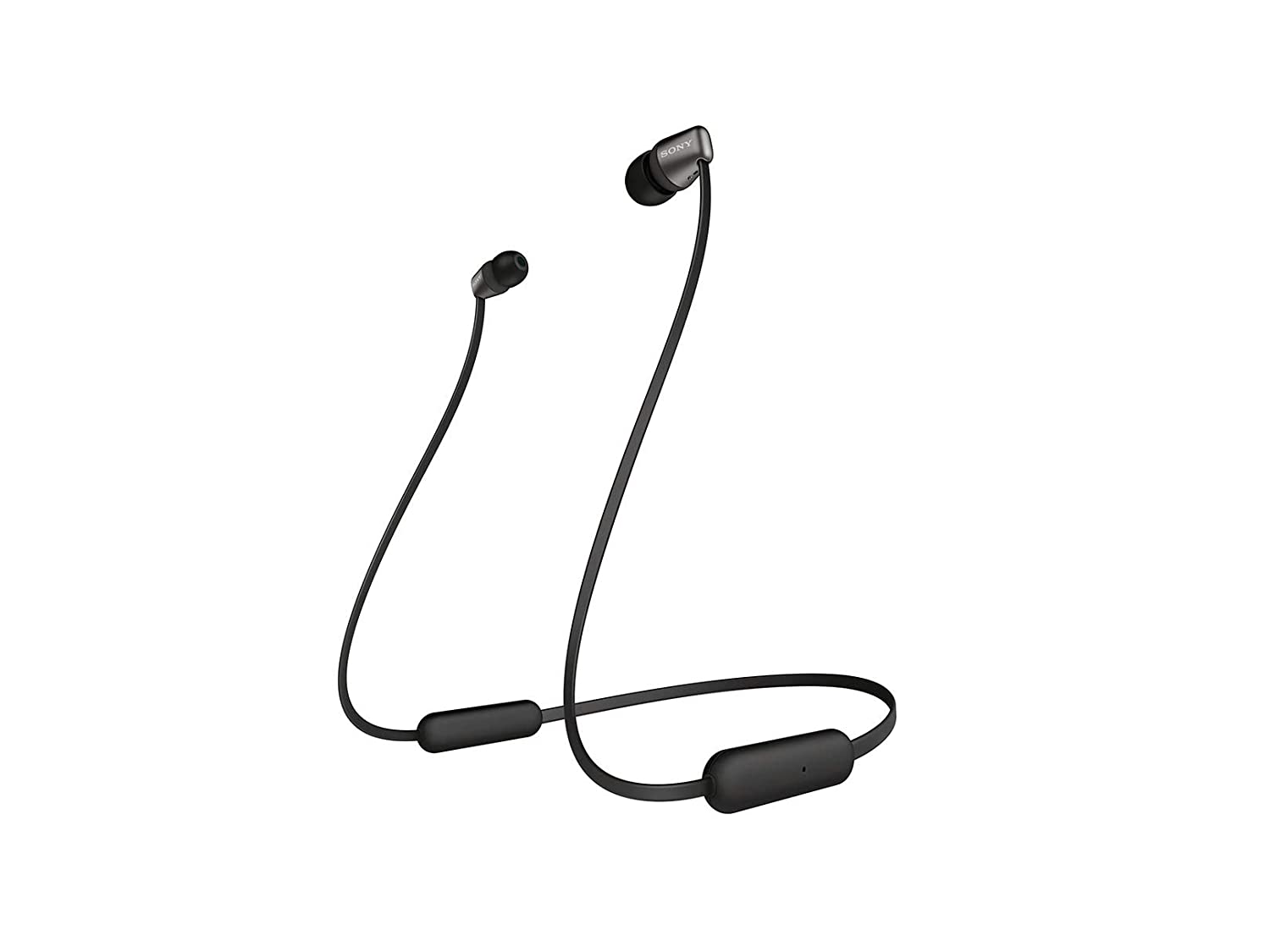 Sony Wireless in-Ear Headset/Headphones with Mic for Phone Call, Black (WI- C310/B) – Quickart