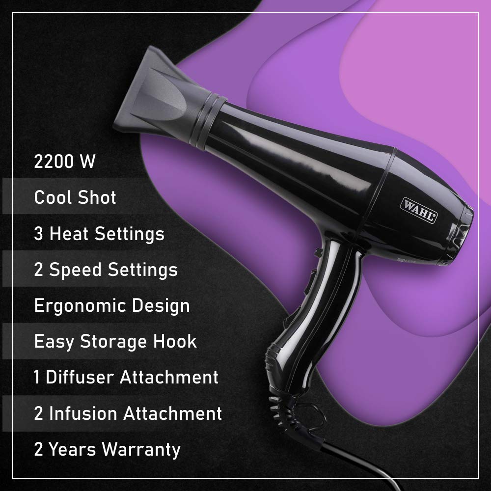 Wahl 5439-024 Super Dry Professional Styling Hair Dryer – Quickart